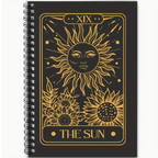 The Sun Card Spiral Notebook