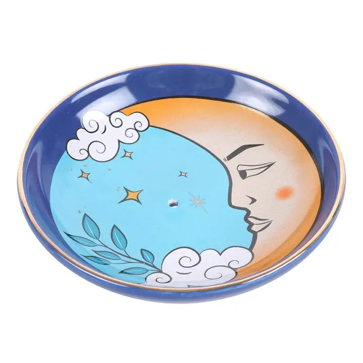 The Moon Ceramic Incense Holder Plate