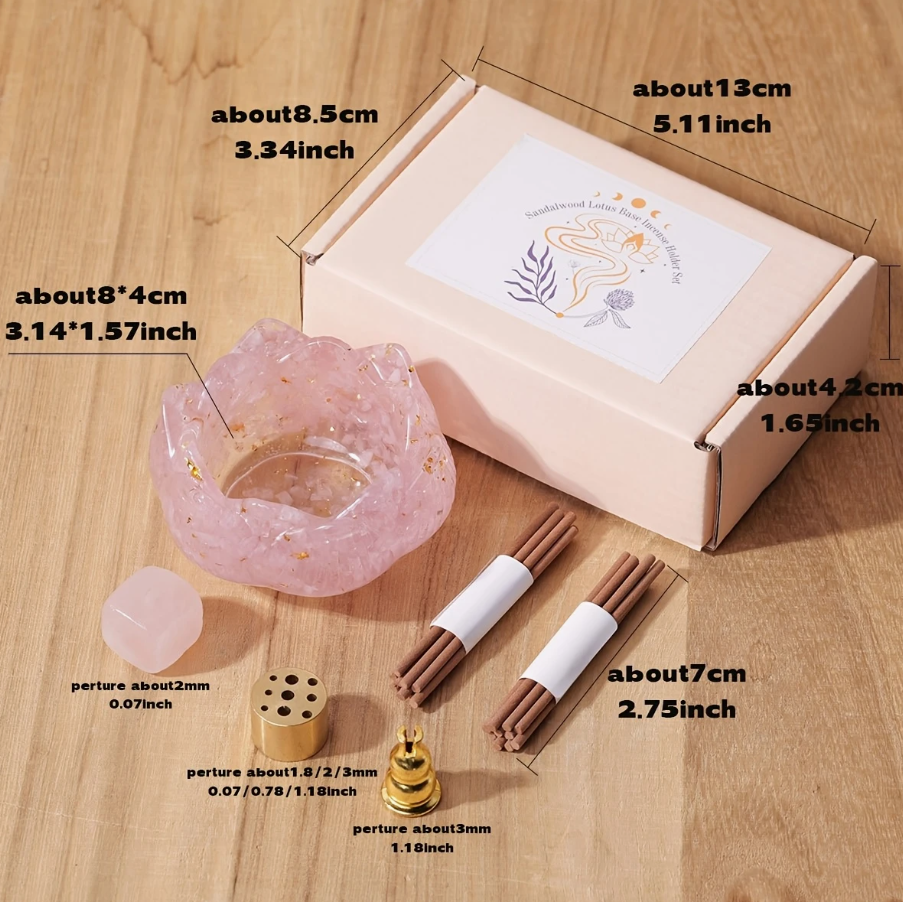 The Sacred Petals Set – Amethyst & Rose Quartz Editions