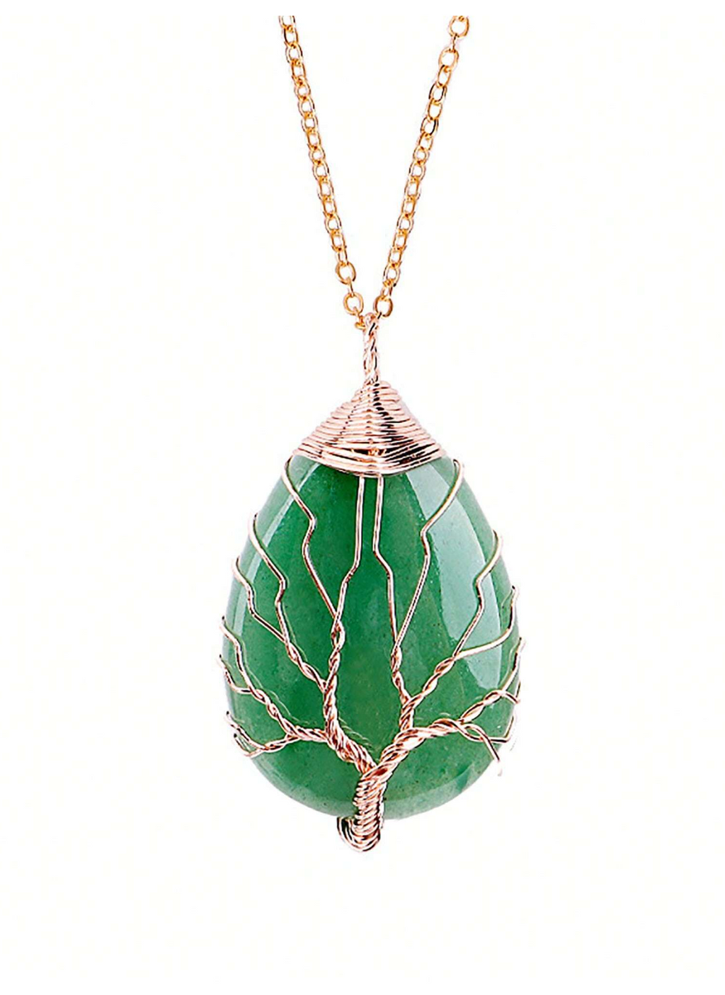 The Tree of Life Crystal Necklaces
