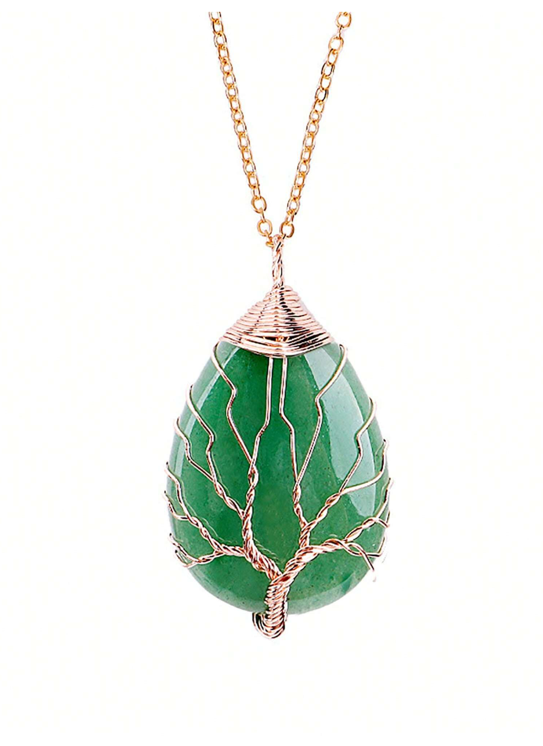 The Tree of Life Crystal Necklaces