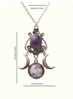 Triple Moon Mystic Pendant