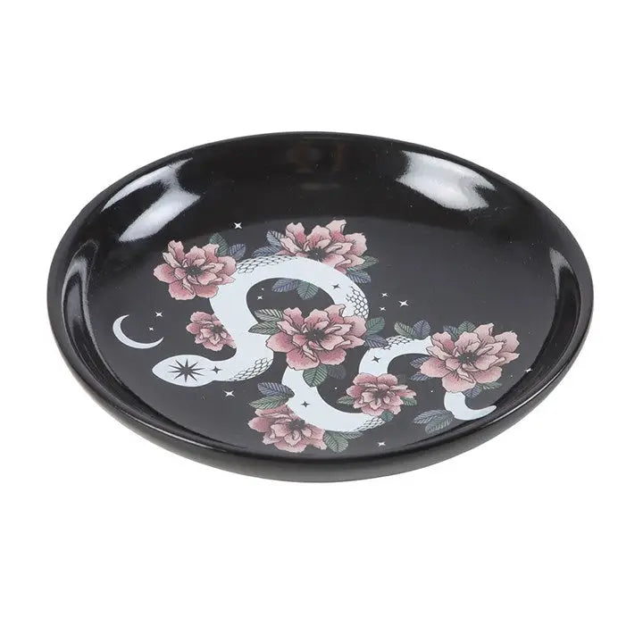 Persephone Floral Snake Trinket Dish