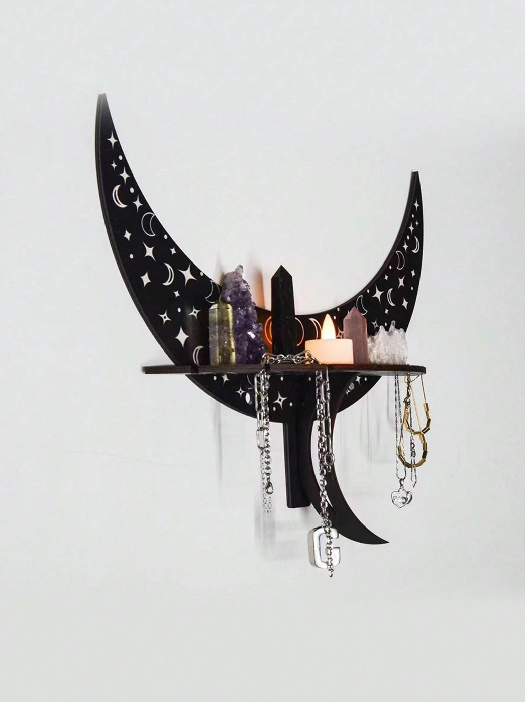 The Crescent Moon Altar Shelf