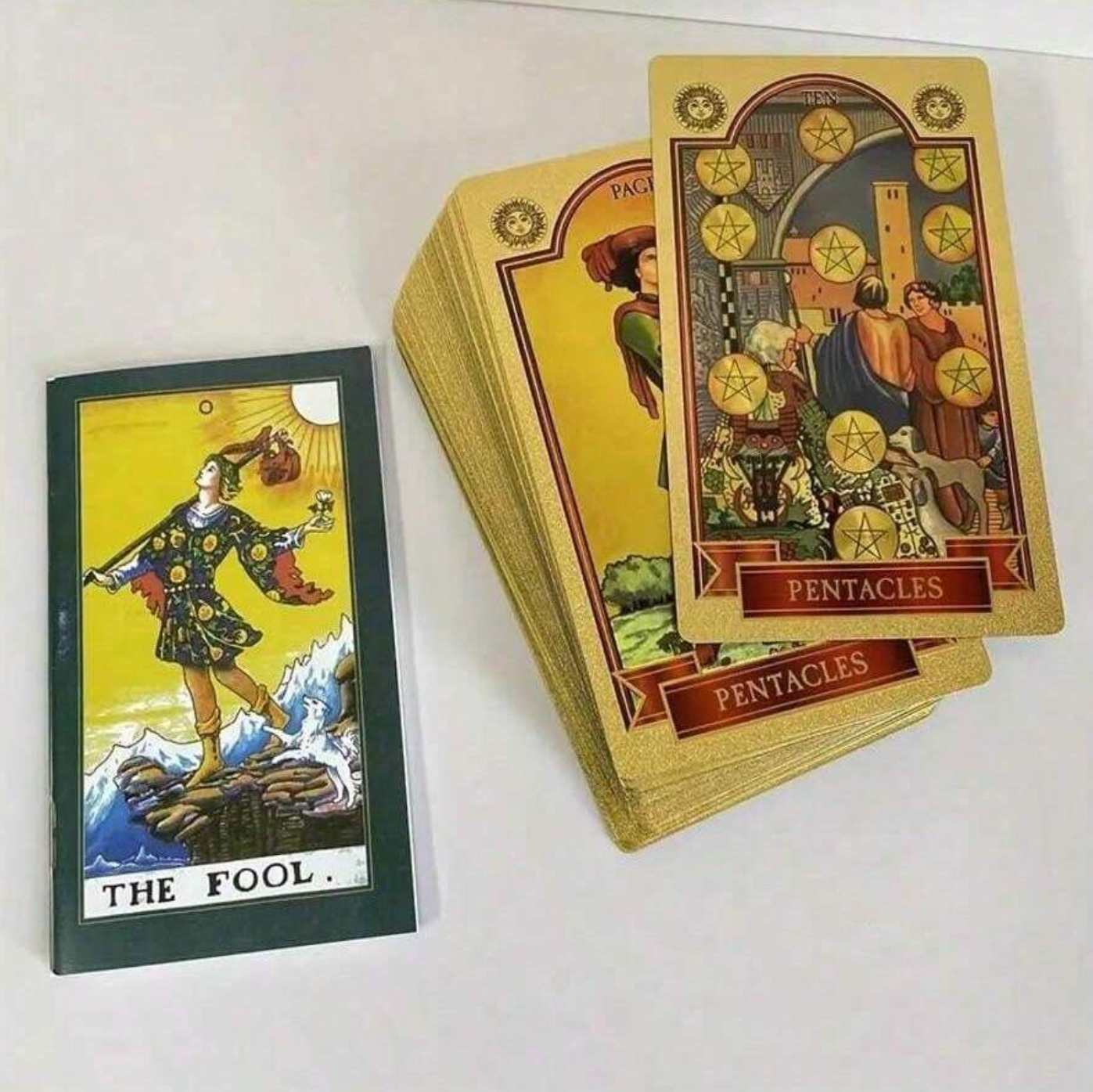 Golden Foil Tarot Deck
