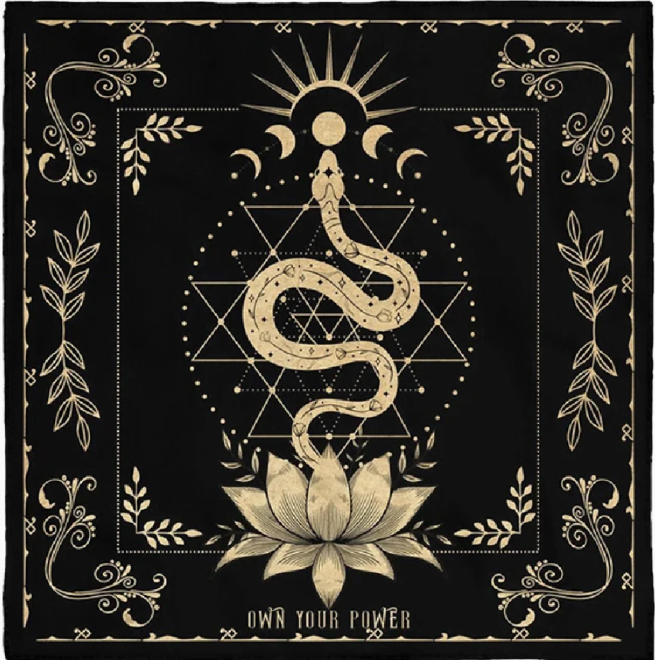 The Serpent of Sovereignty Altar Cloth