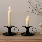 Midnight Vigil Traditional Taper Candle Holder