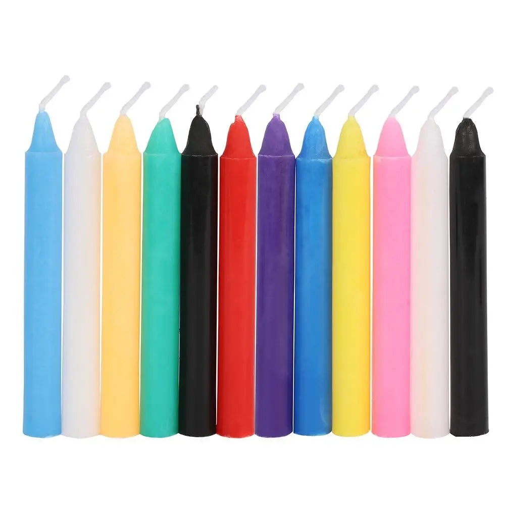 Set of 12 Small Mixed Magic Spell Candles