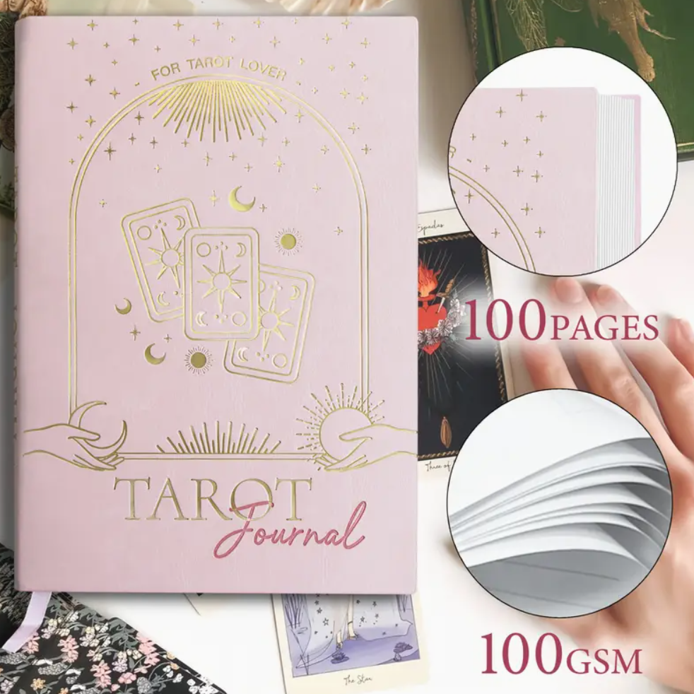 Mystic Portals Tarot Journal with 75-Day Challenge