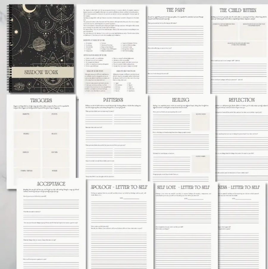 The Shadow Work Journal – Celestial Healing Edition