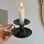 Midnight Vigil Traditional Taper Candle Holder