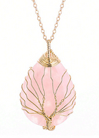 The Tree of Life Crystal Necklaces