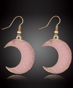 Selene Crescent Earrings / Stainless Steel