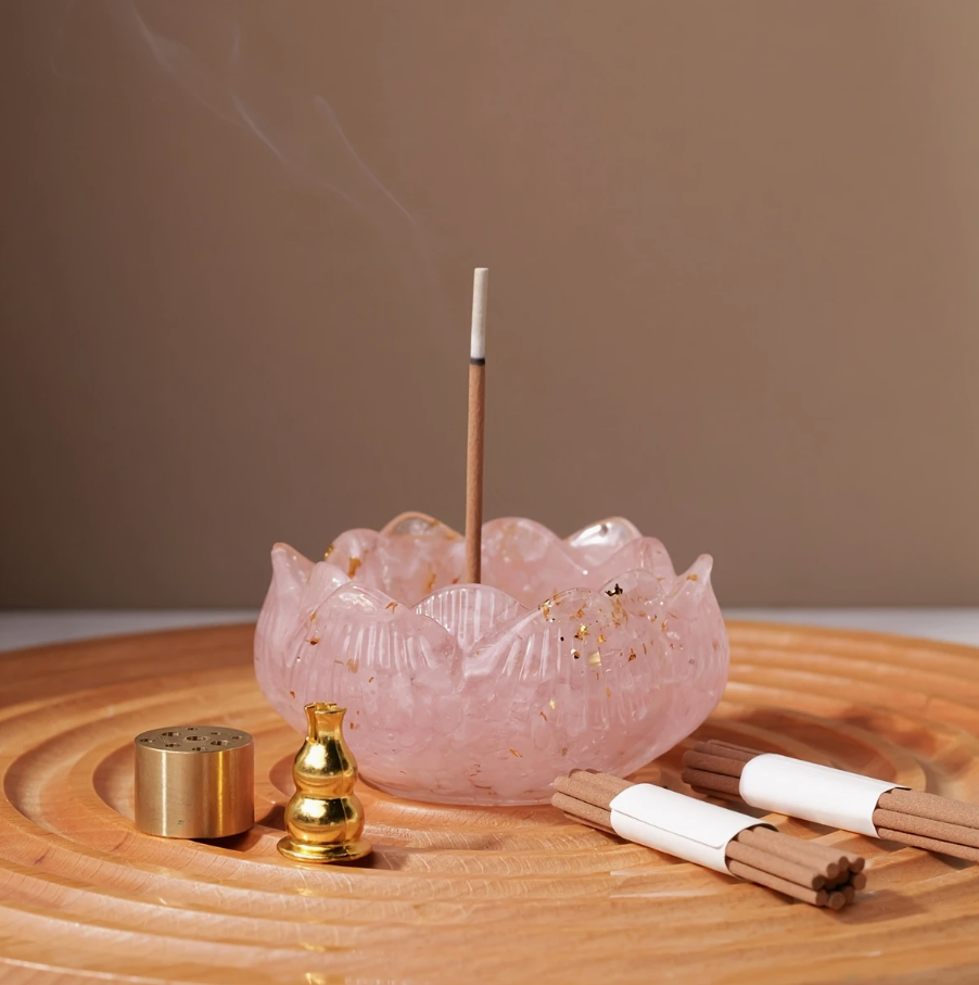 The Sacred Petals Set – Amethyst & Rose Quartz Editions