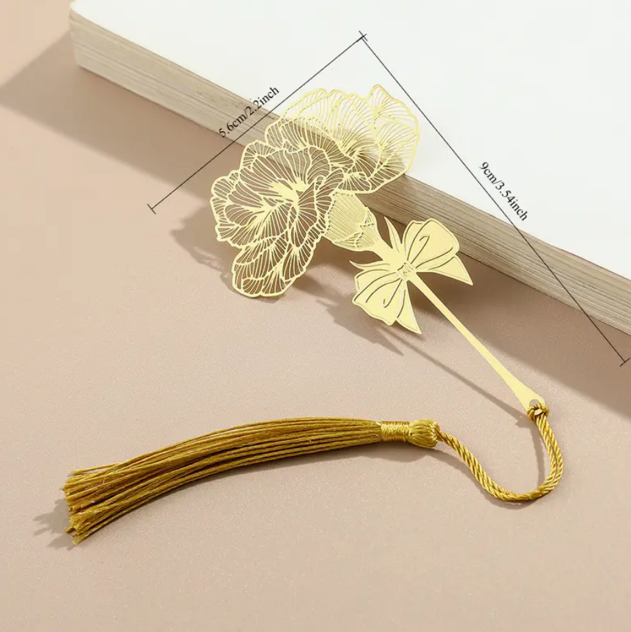 Botanical Whispers Delicate Metal Bookmarks Collection