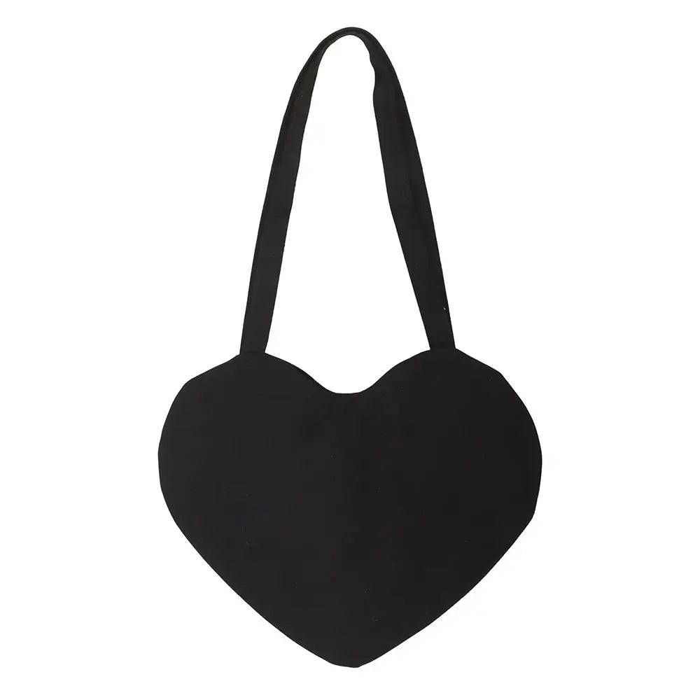 Burning Heart Satin Tote Bag
