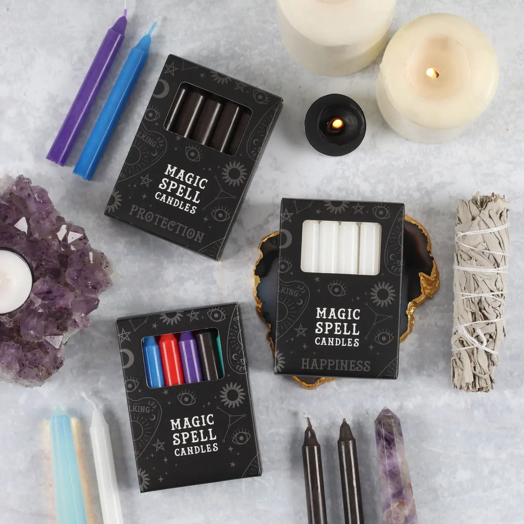 Set of 12 Small Mixed Magic Spell Candles