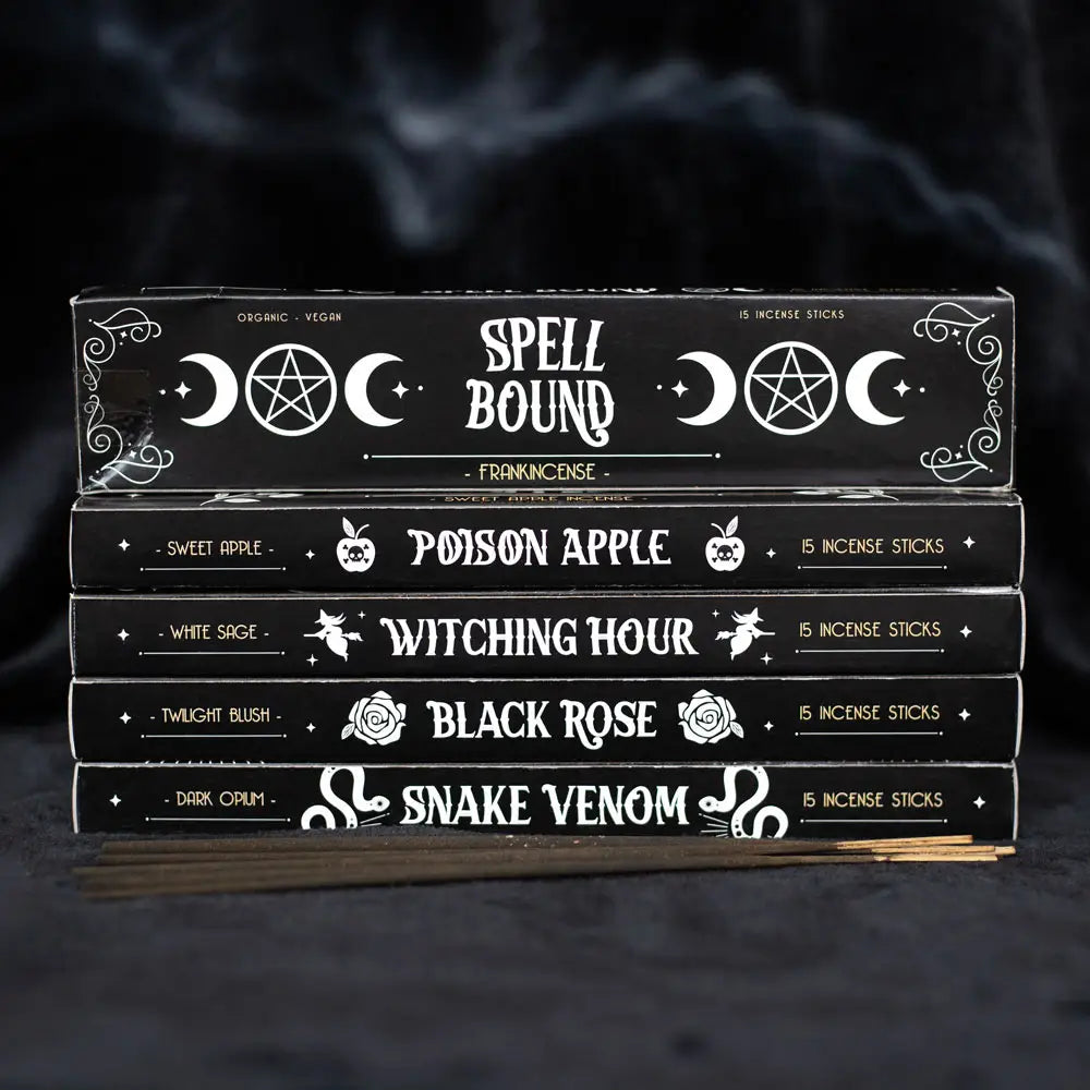 Set of 6 Midnight Rituals Gothic Incense Sticks