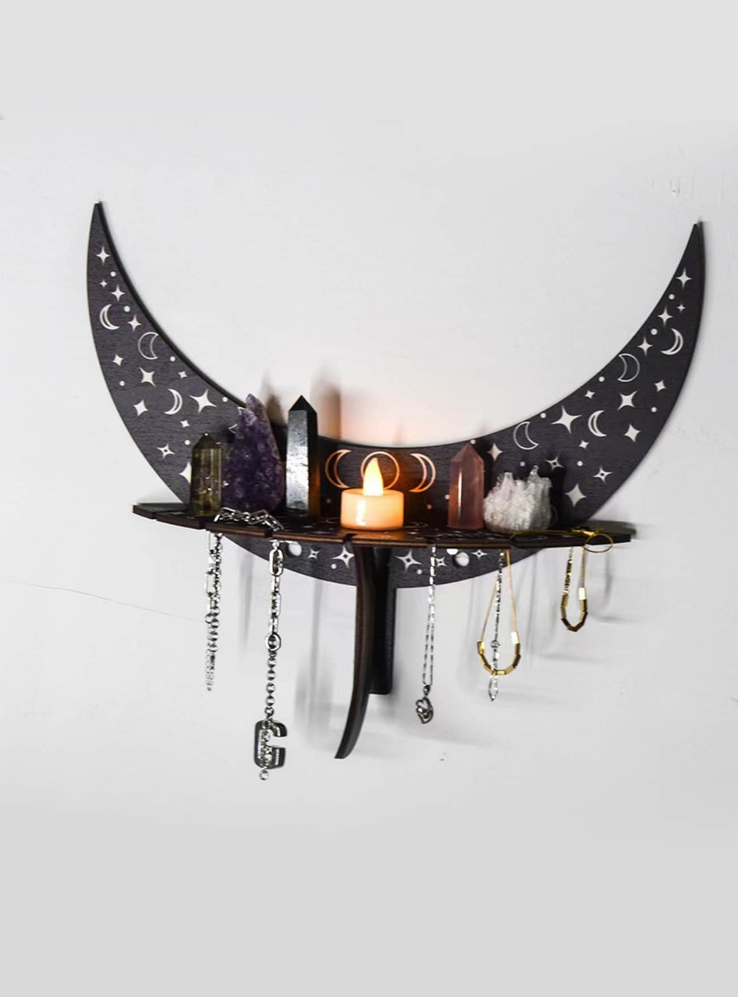 The Crescent Moon Altar Shelf