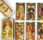 Golden Art Nouveau Tarot Deck