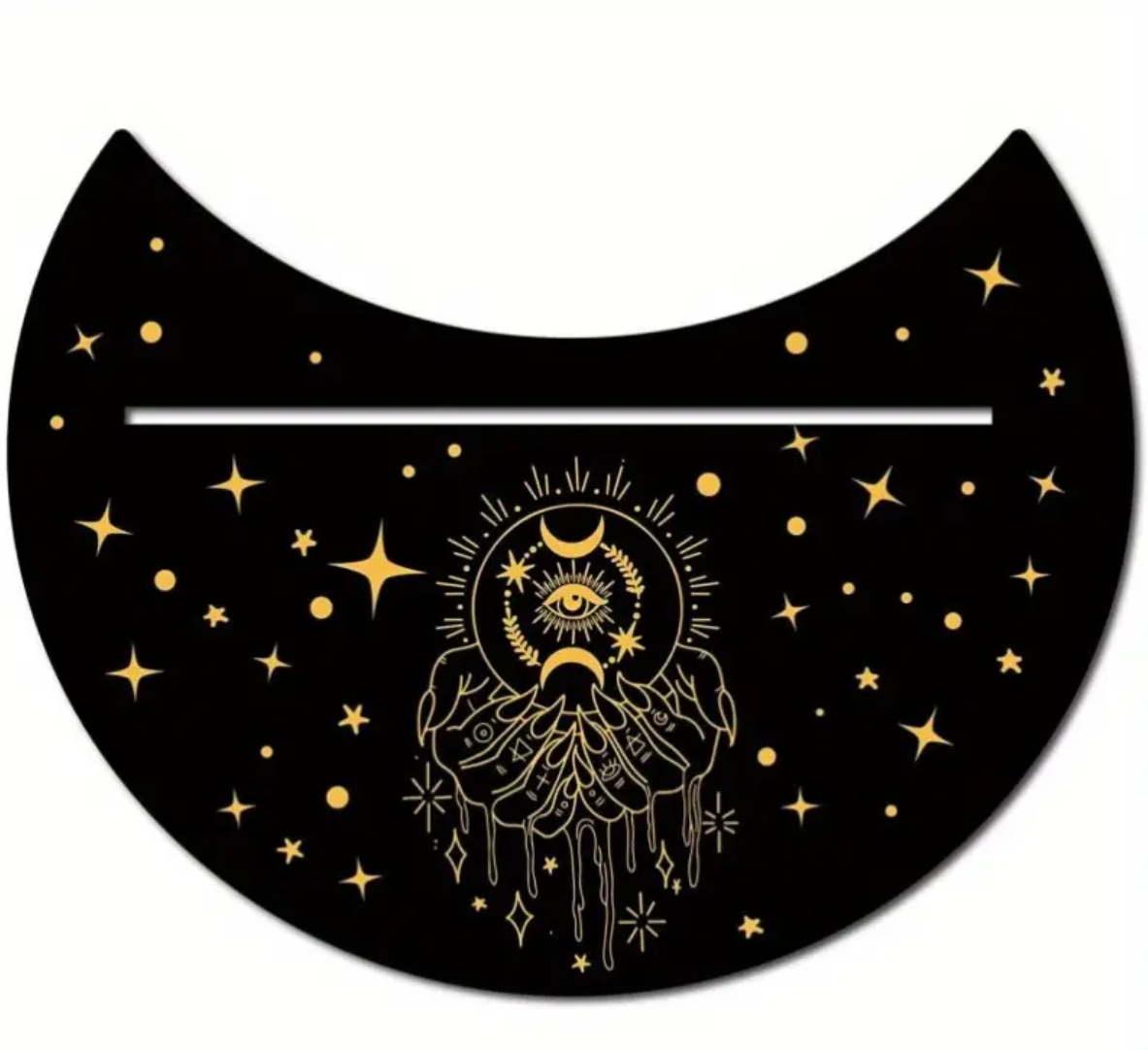 The Moon Shaped Wooden Tarot Stands