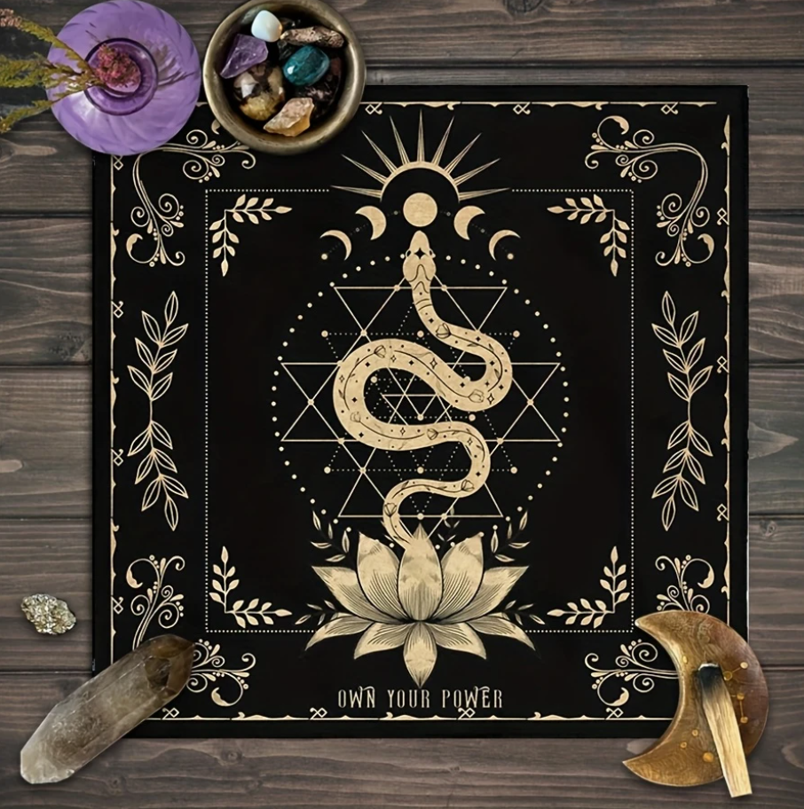 The Serpent of Sovereignty Altar Cloth