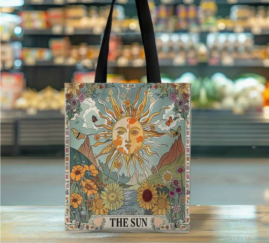 Solar Radiance Tarot Tote Bag - The Sun