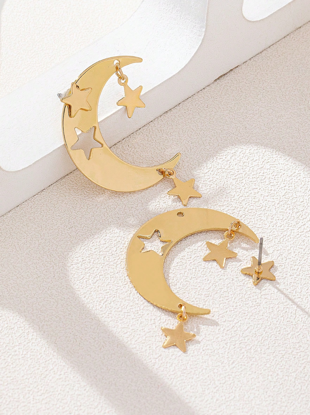 The Moondancer Celestial Star-Cutout Earrings
