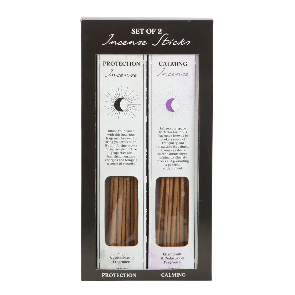 Set of 2 Calming & Protection Incense Stick Sets