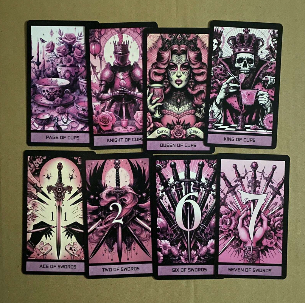 The Pink Gothic Tarot Cards