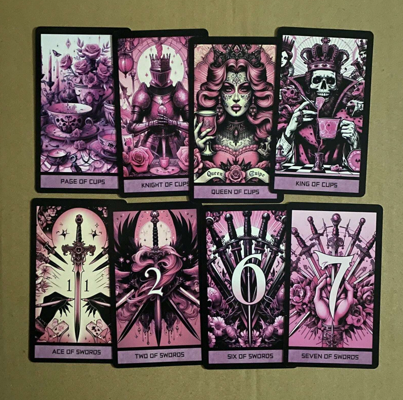 The Pink Gothic Tarot Cards