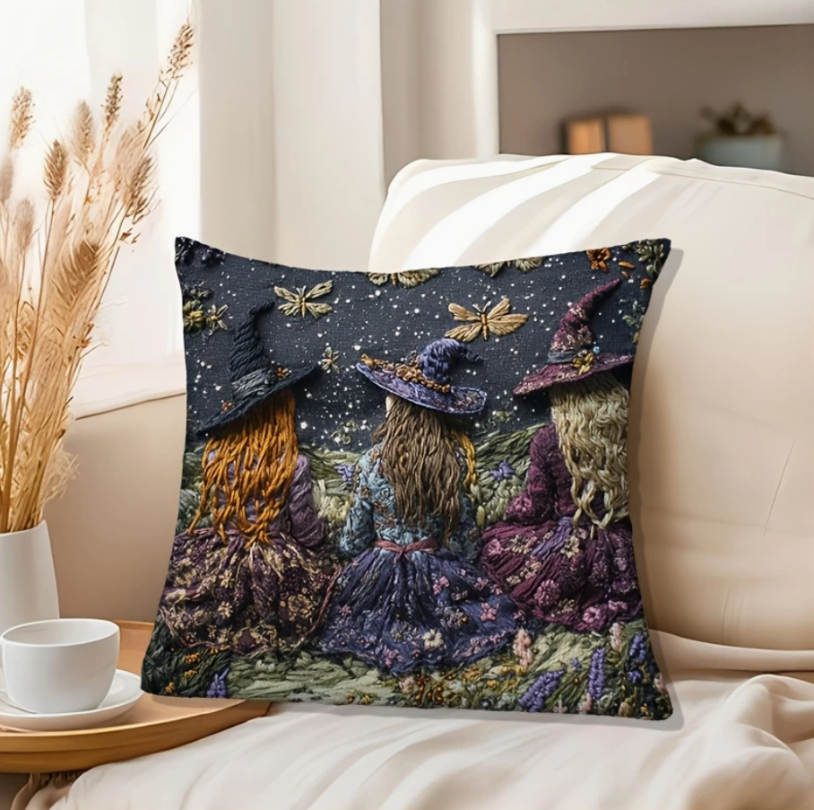 The Midnight Coven Cushion Cover