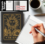 The Sun Card Spiral Notebook