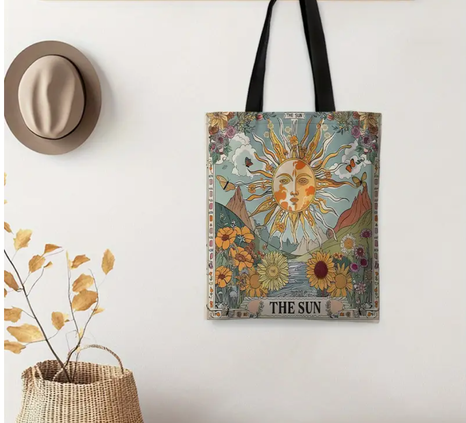 Solar Radiance Tarot Tote Bag - The Sun