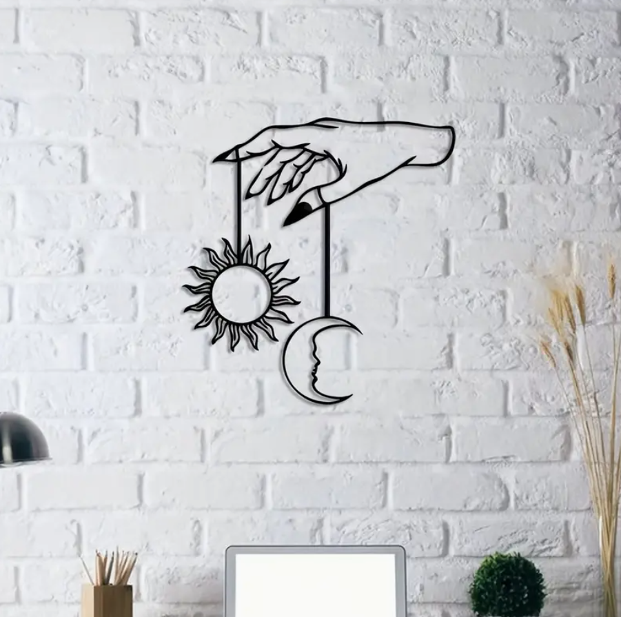 The Cosmic Puppeteer Metal Wall Art