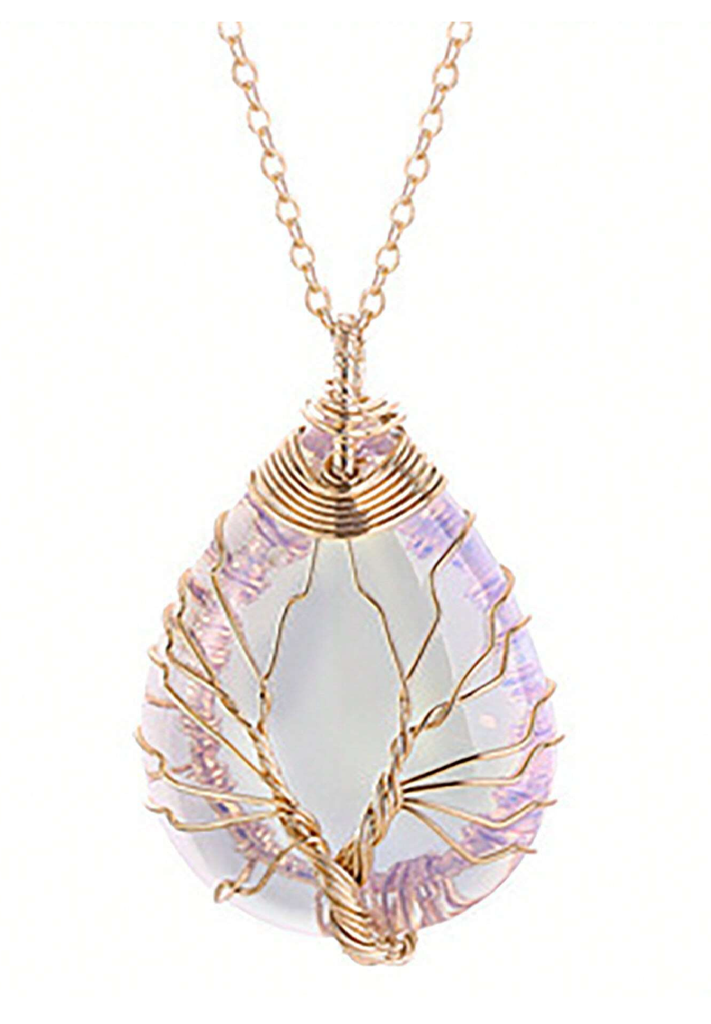 The Tree of Life Crystal Necklaces