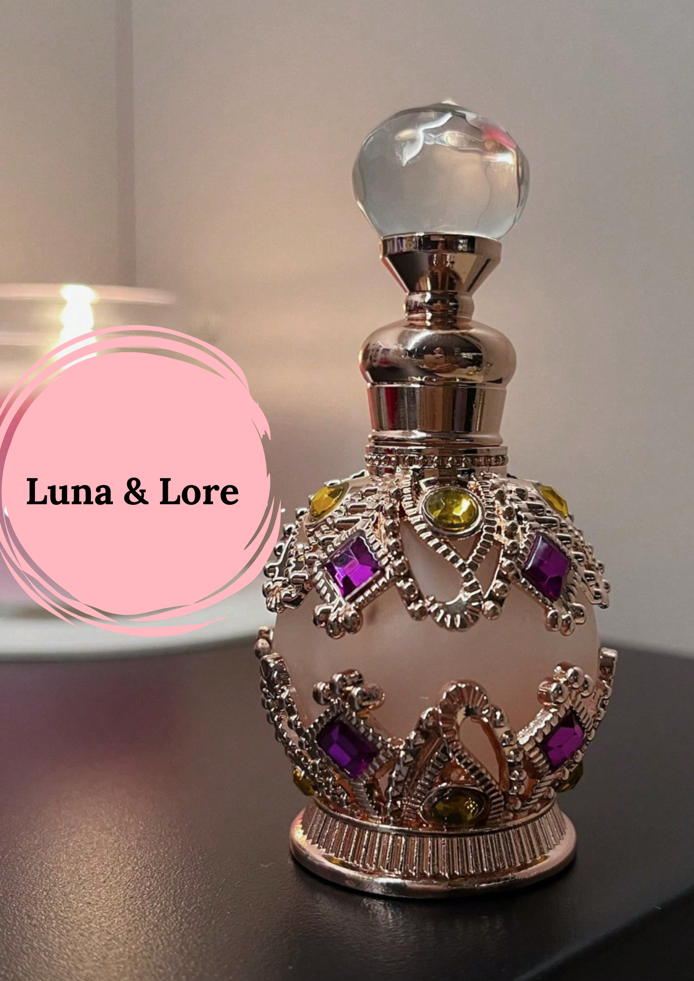 The Arcana Crystal Bottles