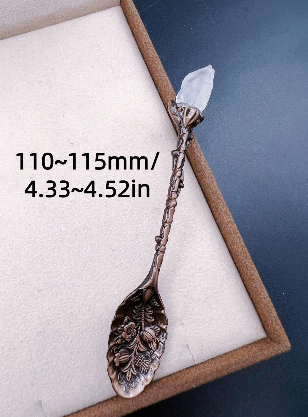 The Spellmaker’s Spoons – Raw Crystal Handle Set