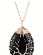 The Tree of Life Crystal Necklaces