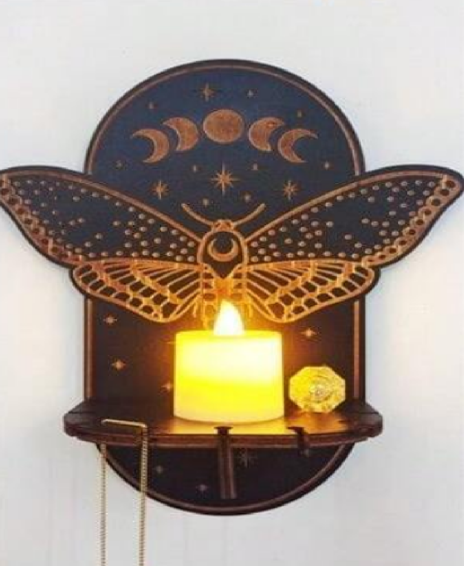 The Lunar Moth Wall Altar