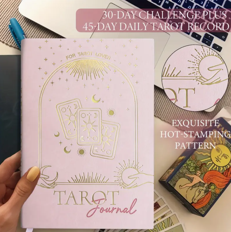 Mystic Portals Tarot Journal with 75-Day Challenge