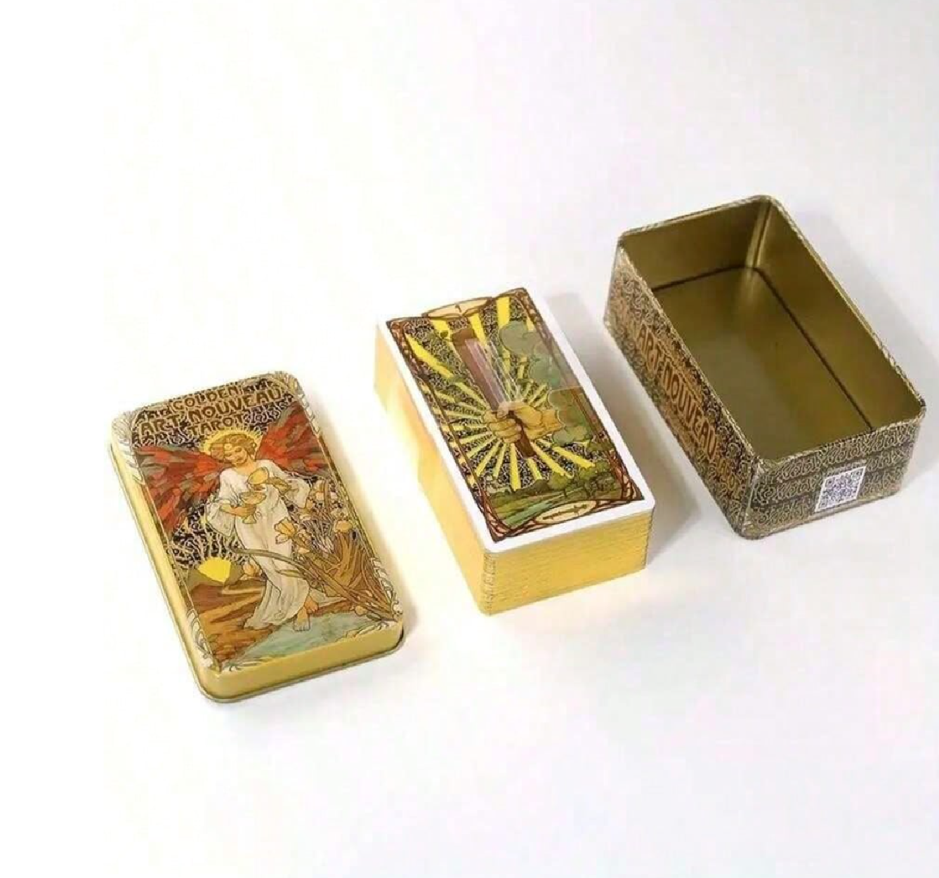 Golden Art Nouveau Tarot Deck
