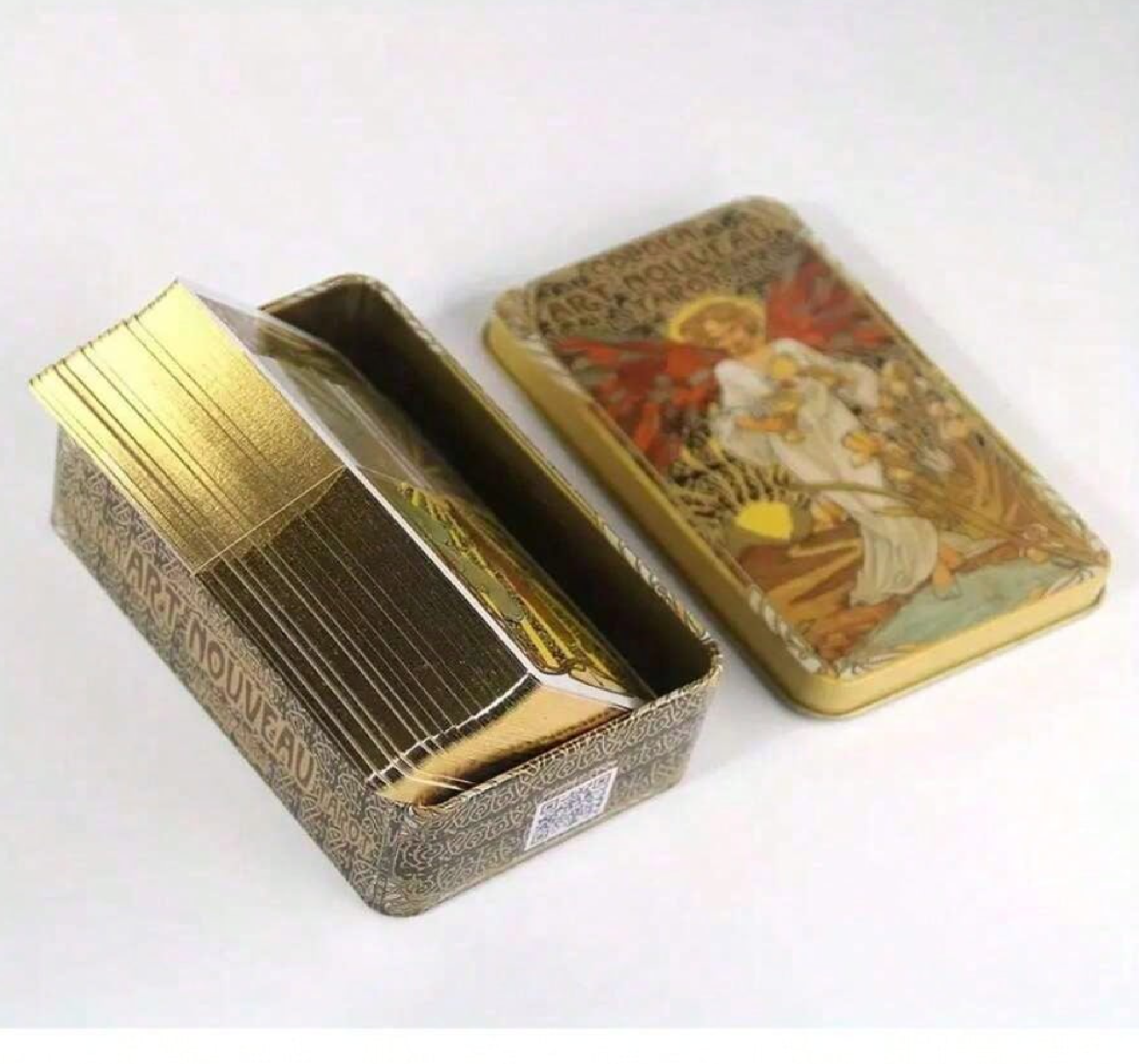 Golden Art Nouveau Tarot Deck