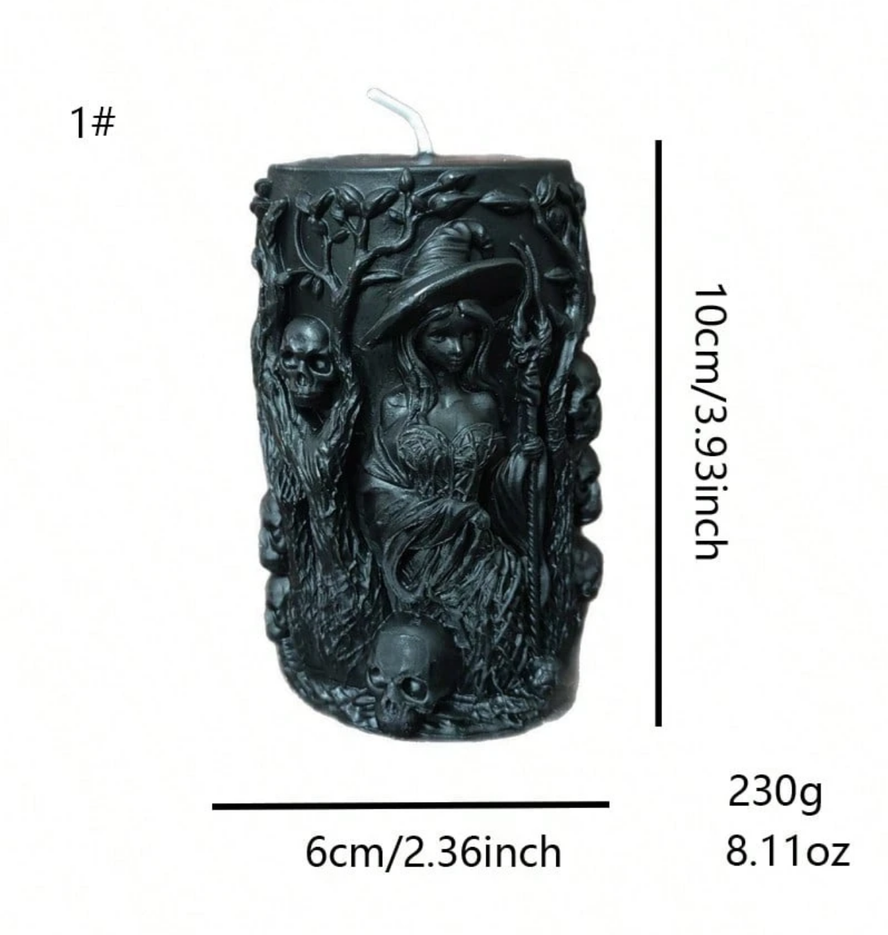 The Witch's Grimoire 3D Sculpted Ritual Candles - LIMITED EDITION