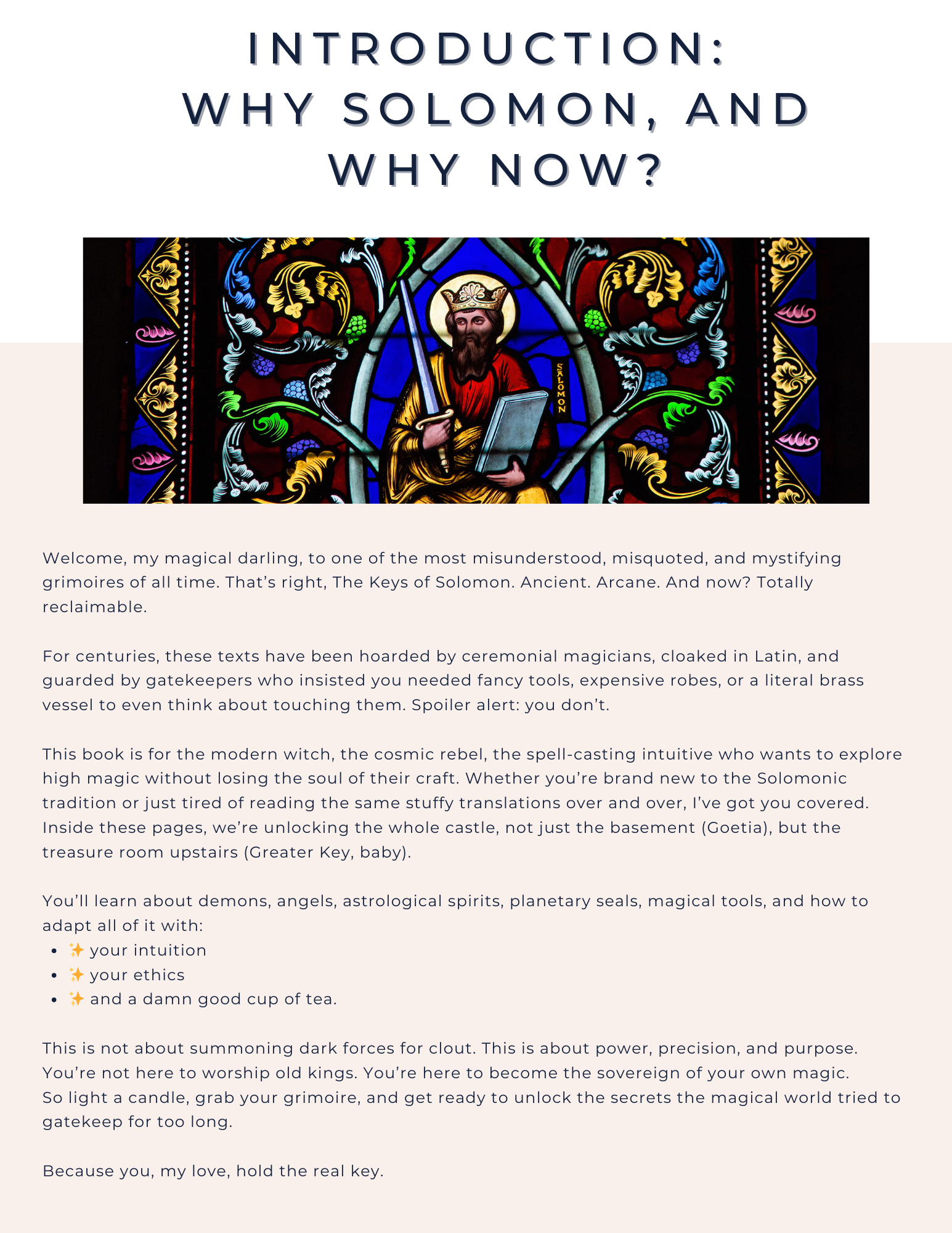 The Witch’s Guide to the Keys of Solomon – Digital EBook