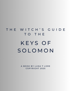 The Witch’s Guide to the Keys of Solomon – Digital EBook