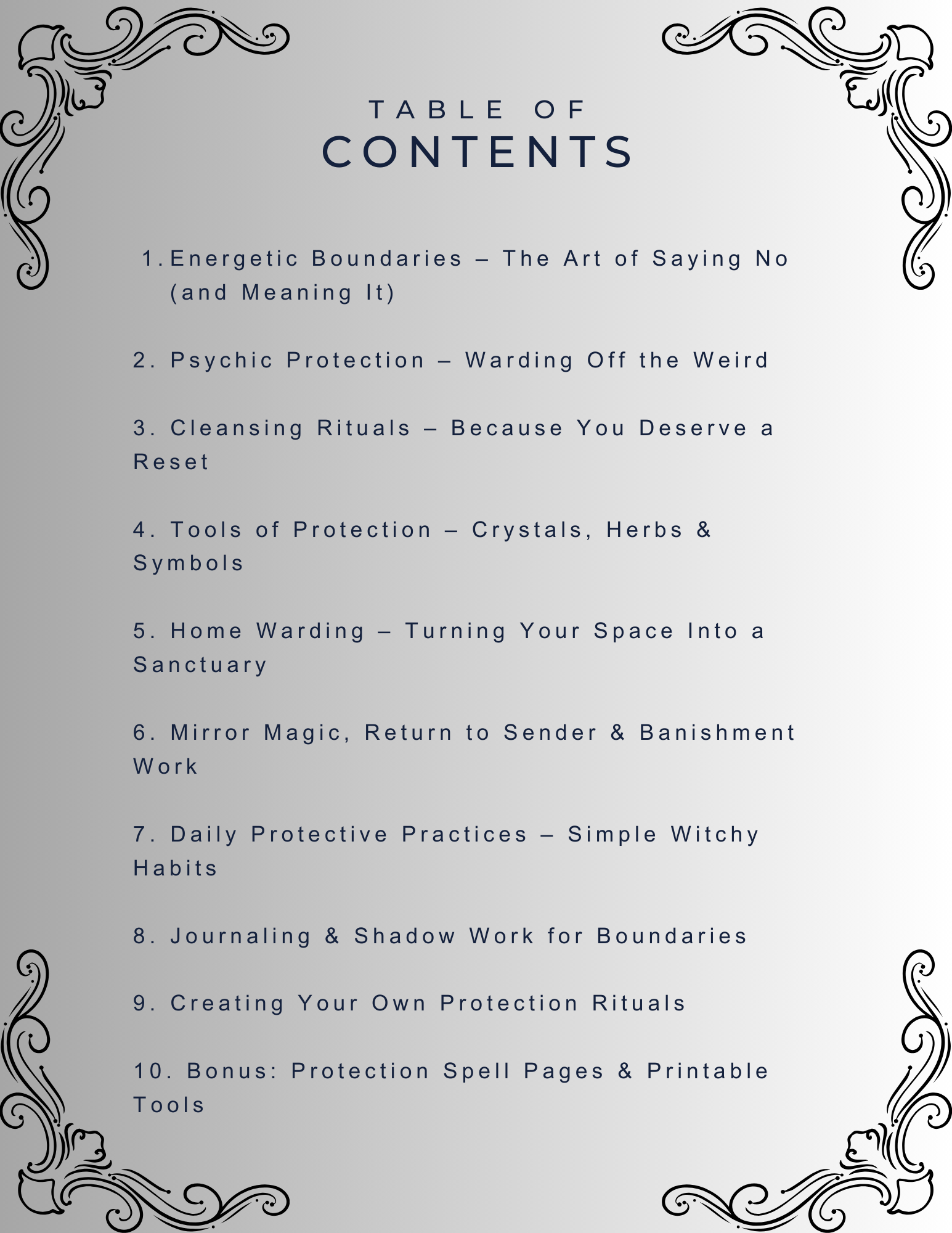 The Witch’s Protection -  Energetic & Magical Safety Ebook