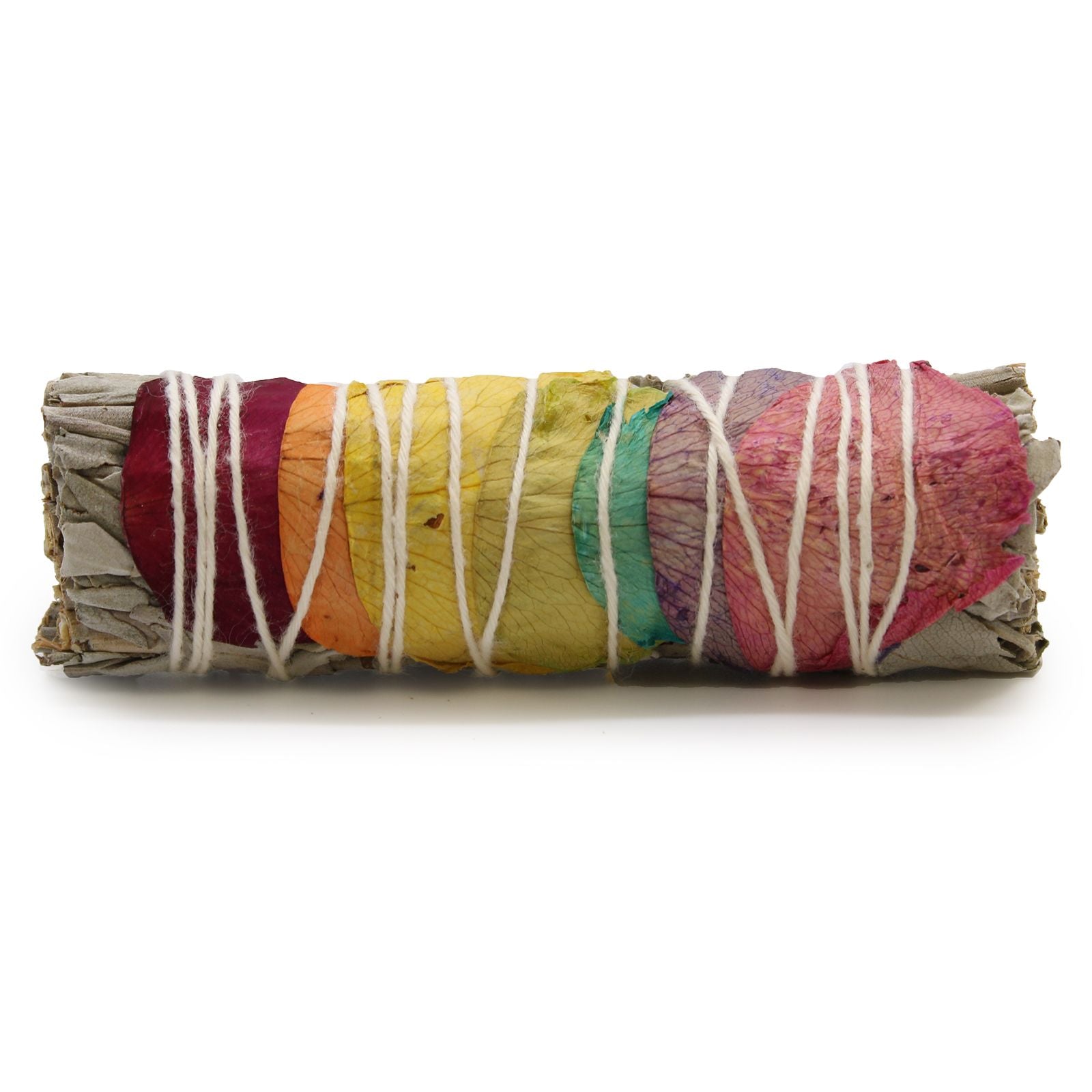 Smudge Stick - 7 Chakras Rose Petals Sage 10 cm